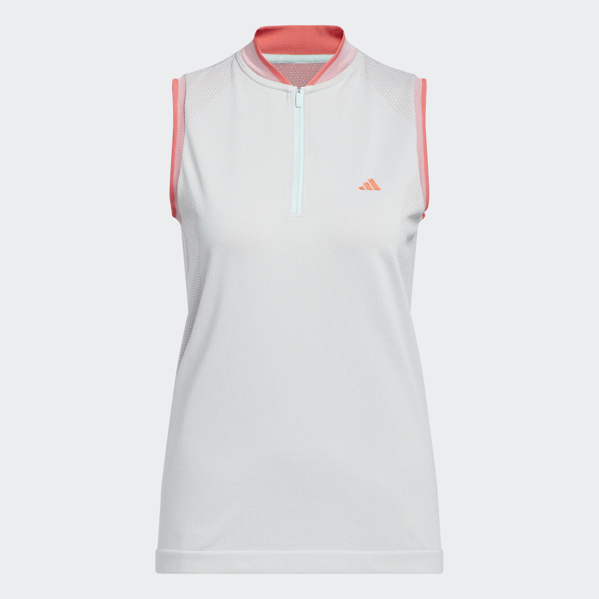 Adidas Ultimate365 Tour PRIMEKNIT Sleeveless Polo Shirt. 5