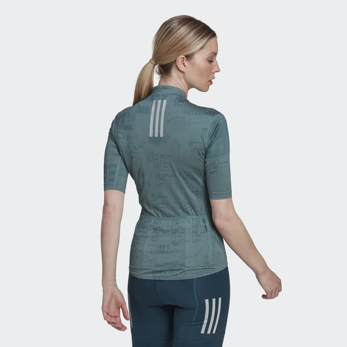 Adidas The Parley Short Sleeve Cycling Jersey. 4