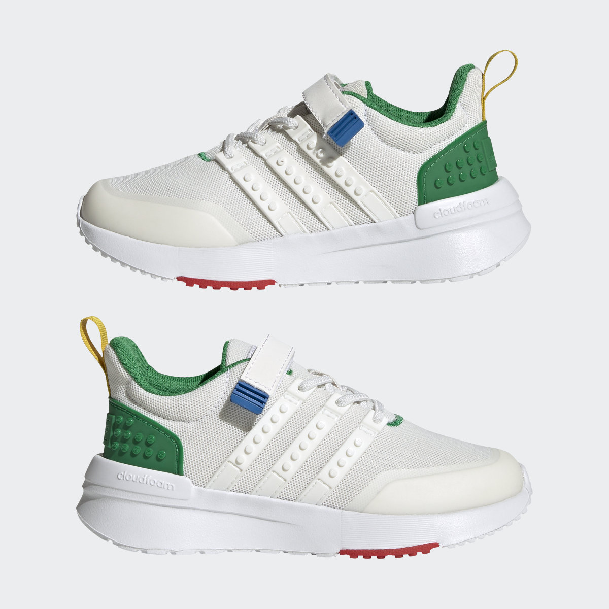 Adidas Chaussure à lacets élastiques et scratch adidas x LEGO® Racer TR21. 8