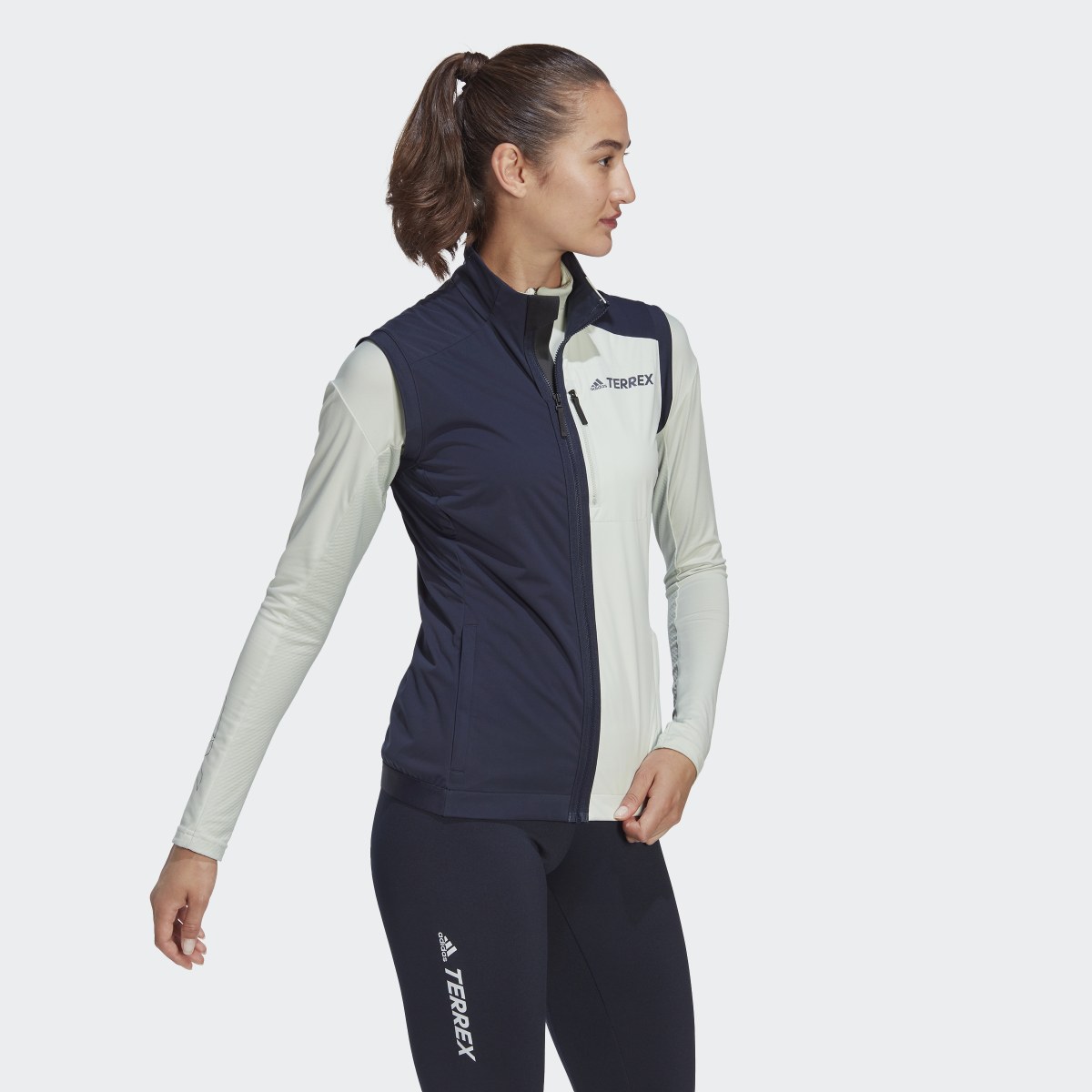 Adidas Terrex Xperior Cross-Country Ski Soft Shell Vest. 4