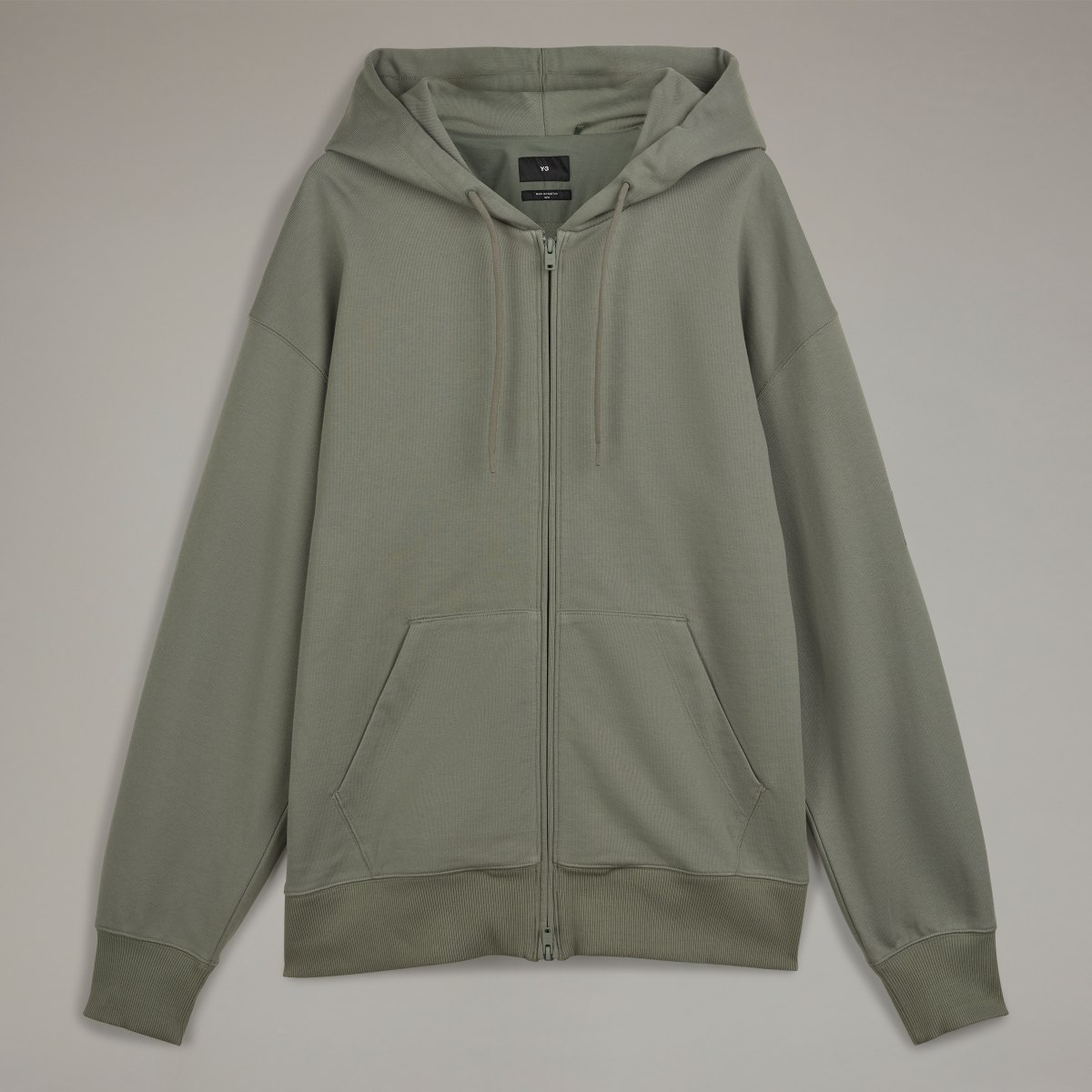 Adidas Y-3 Organic Cotton Terry Zip Hoodie. 5