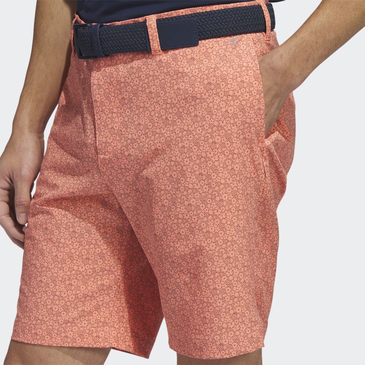 Adidas Ultimate365 Nine-Inch Printed Golf Shorts. 5