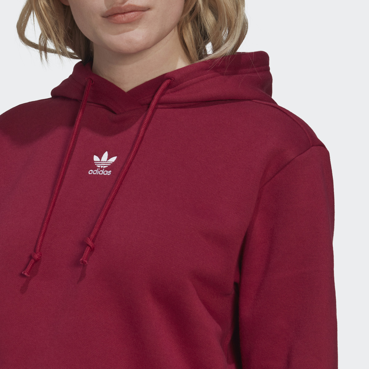 Adidas Sweat-shirt à capuche court en molleton Adicolor Essentials. 6