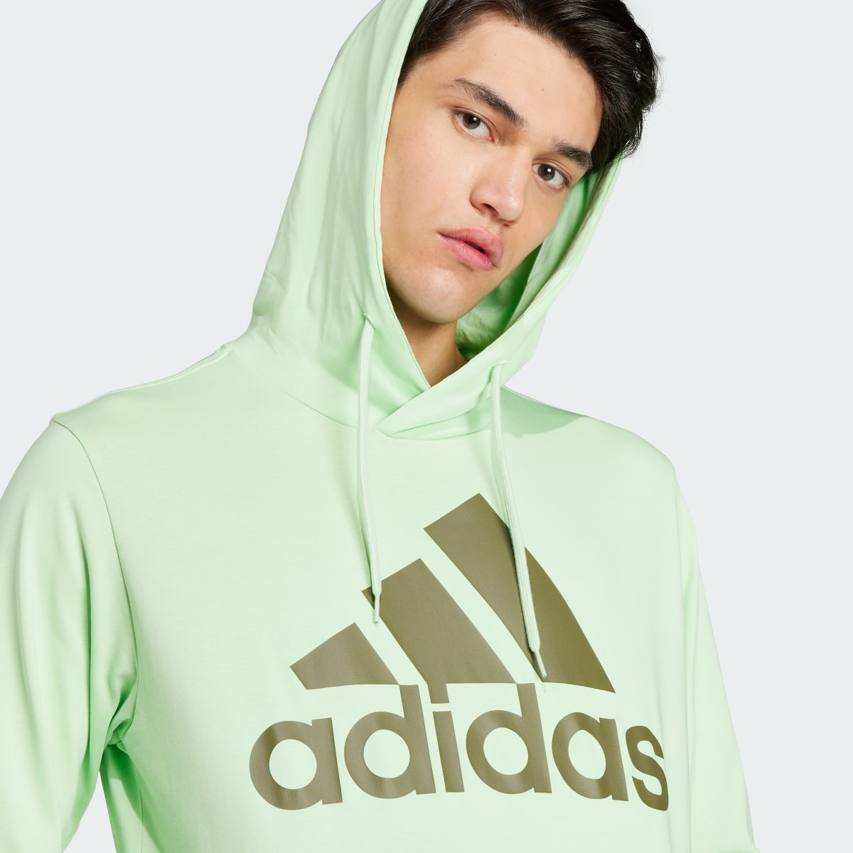 Adidas Sudadera con Gorro Essentials Logo. 6