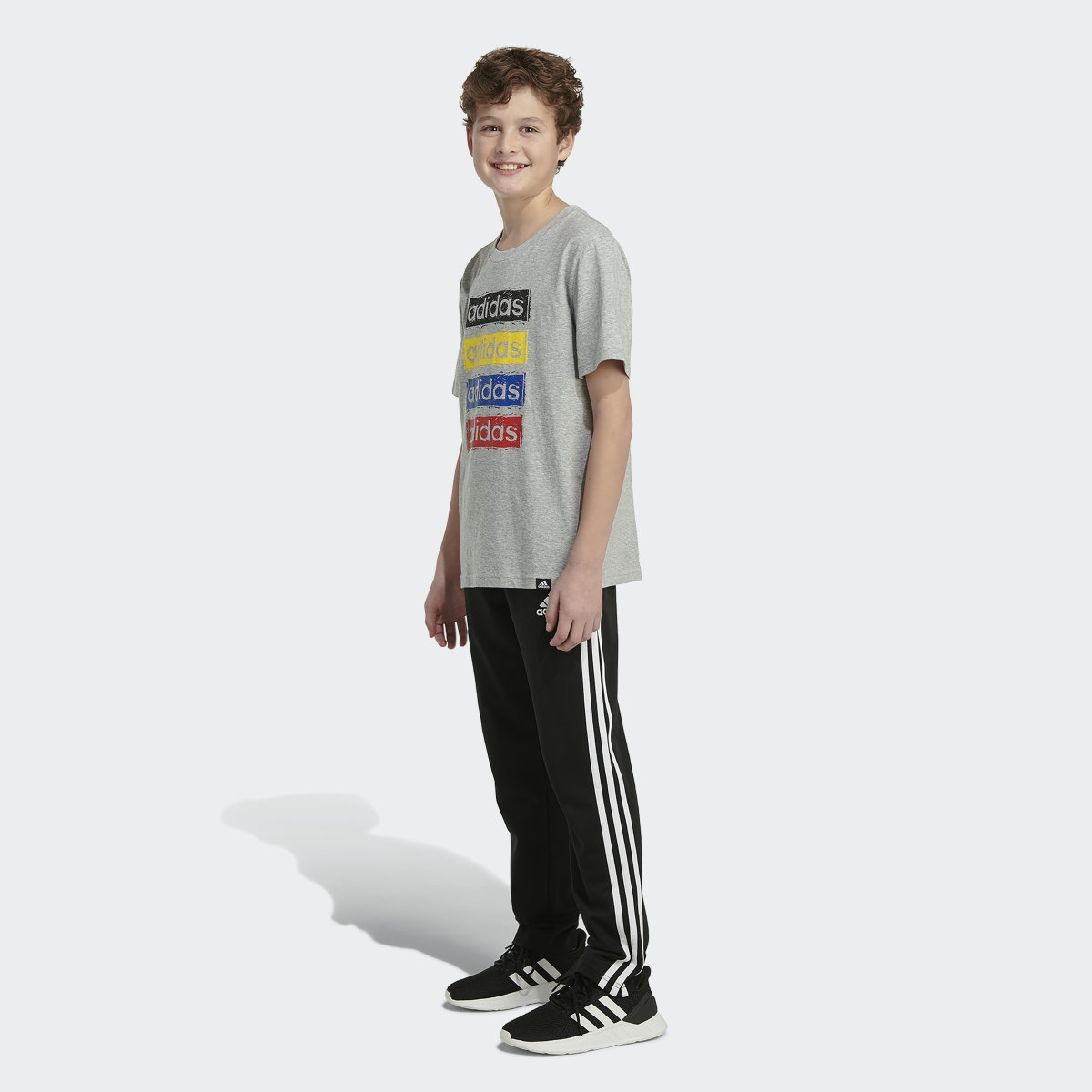 Adidas Sketchy Linear Heather Tee. 5