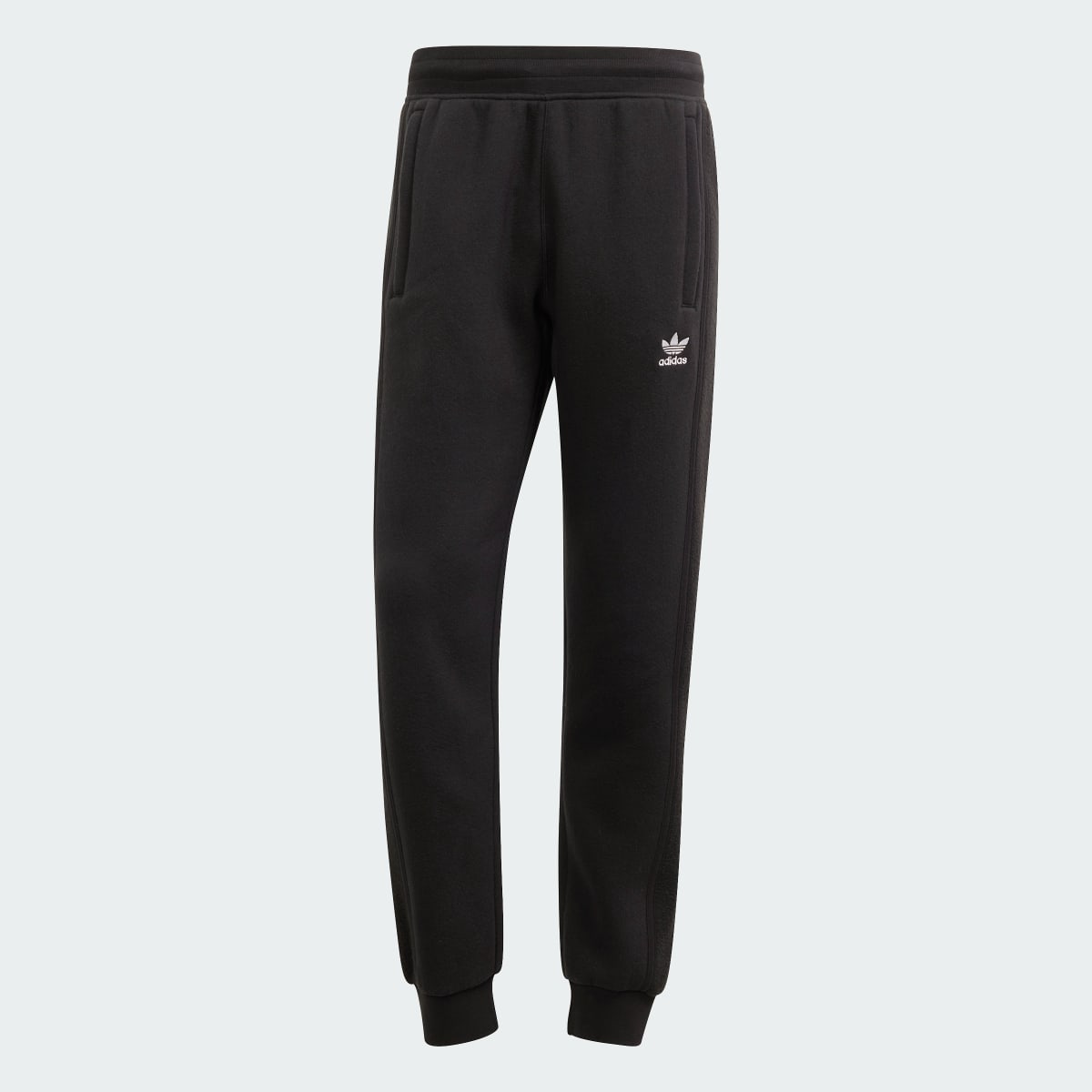 Adidas Trefoil Essentials+ Reverse Material Sweat Pants. 4