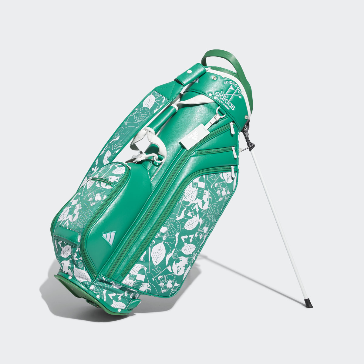 Adidas Bolsa de Golf Tripode Play Green. 6