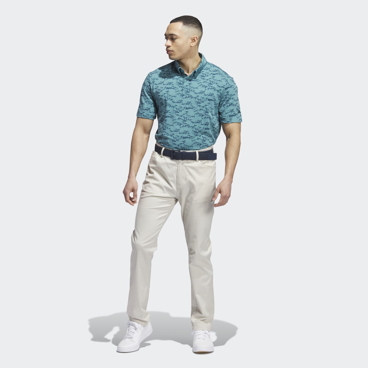 Adidas Go-To Printed Polo Shirt. 6