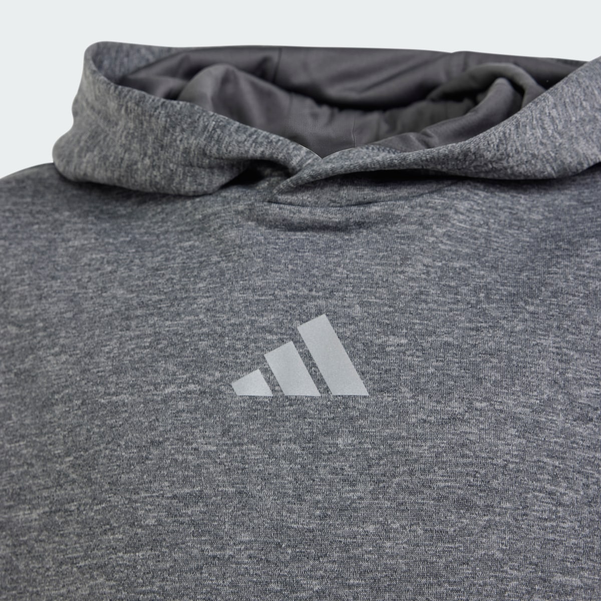 Adidas Sudadera con capucha Training AEROREADY Heather (Adolescentes). 4