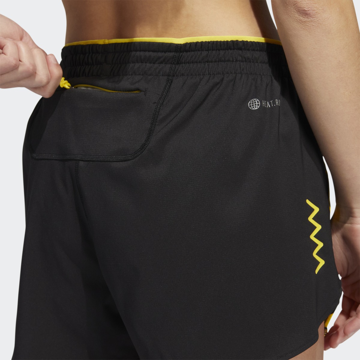 Adidas Run Fast Running Shorts With Inner Briefs. 6