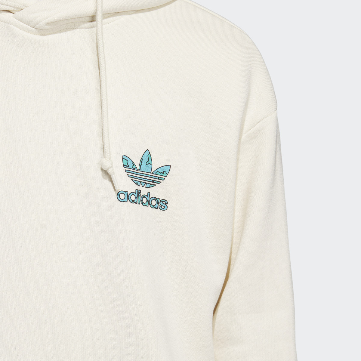 Adidas Stacked Trefoil Earth Hoodie. 6