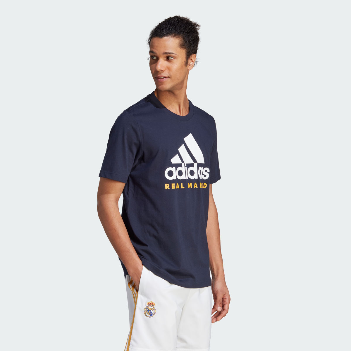 Adidas Real Madrid DNA Graphic T-Shirt. 4