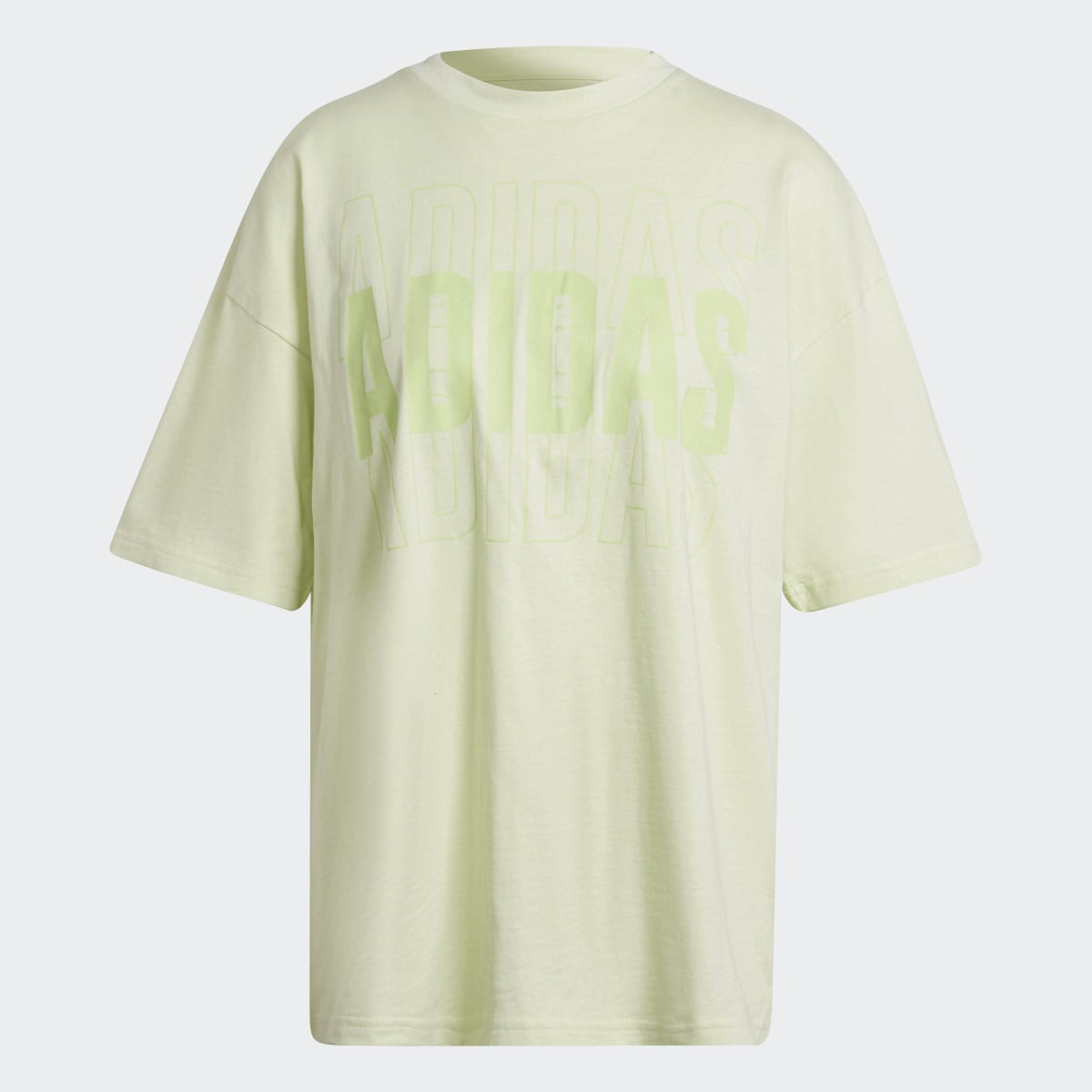 Adidas Essentials Repeat adidas Logo Oversized T-Shirt. 6