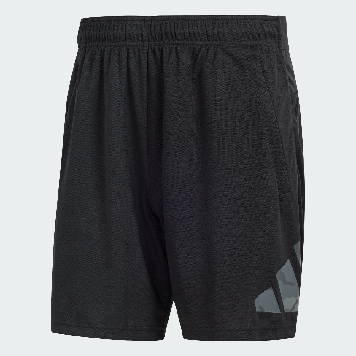 Adidas Train Essentials Seasonal Big Logo Shorts. 4