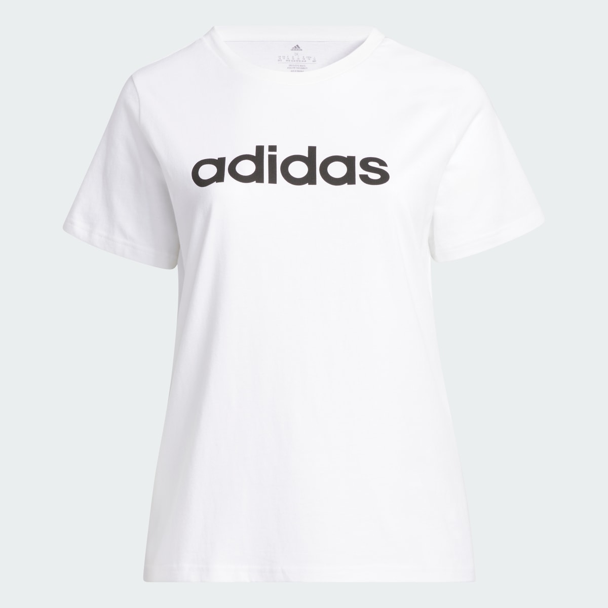 Adidas Linear Logo Tee (Plus Size). 5