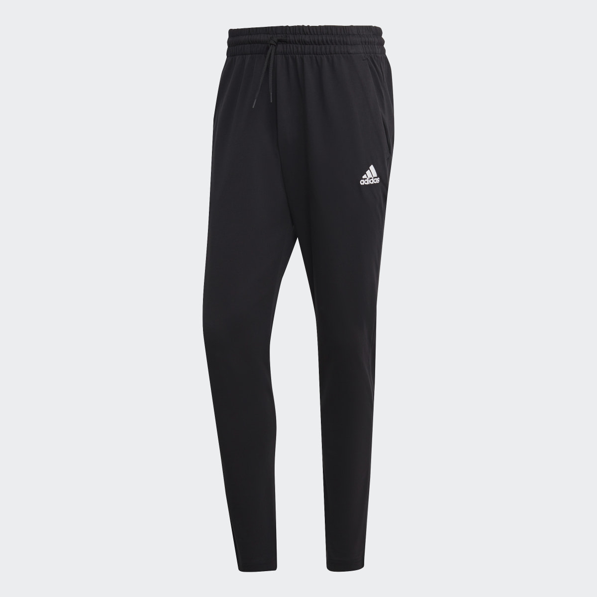 Adidas Essentials Single Jersey Tapered Open Hem Hose. 5