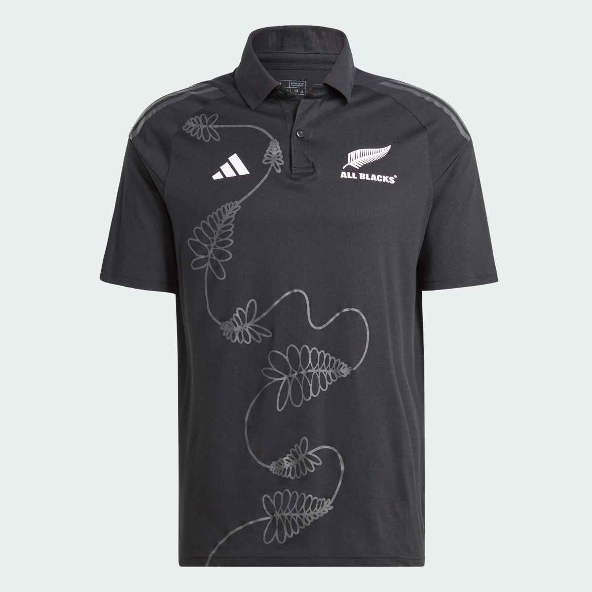 Adidas All Blacks Rugby Poloshirt. 5