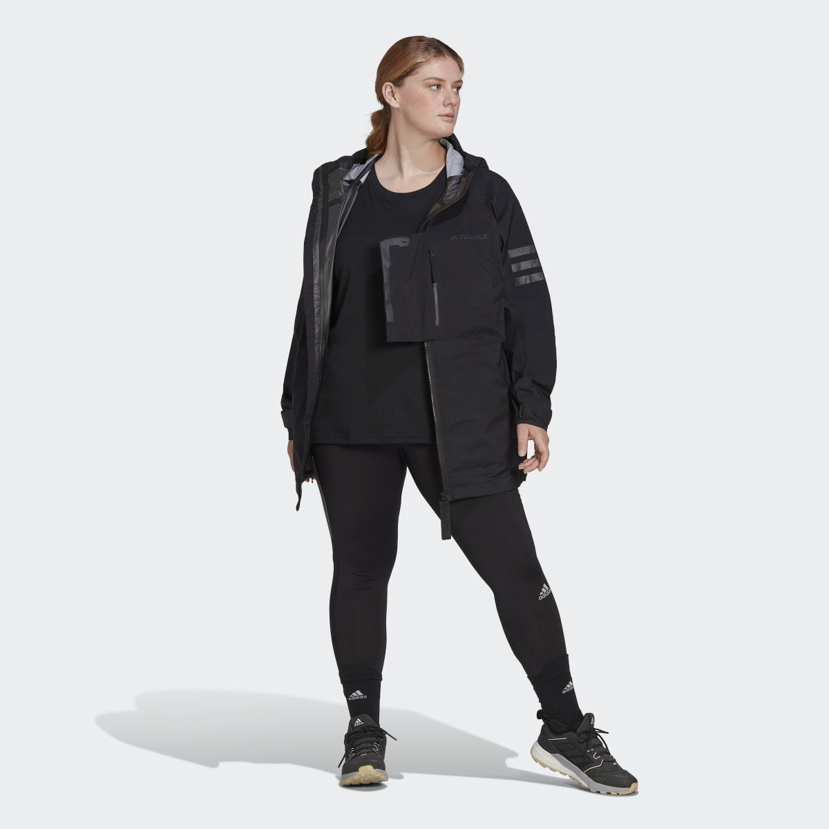 Adidas TERREX Xploric RAIN.RDY Wanderjacke – Große Größen. 6