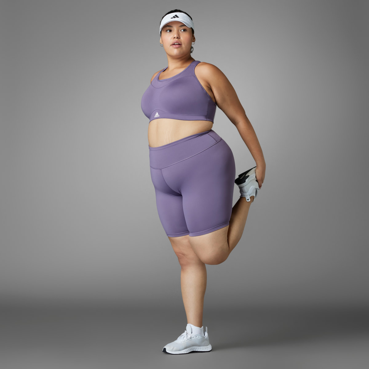 Adidas TLRD Impact Training High-Support Bra (Plus Size). 9