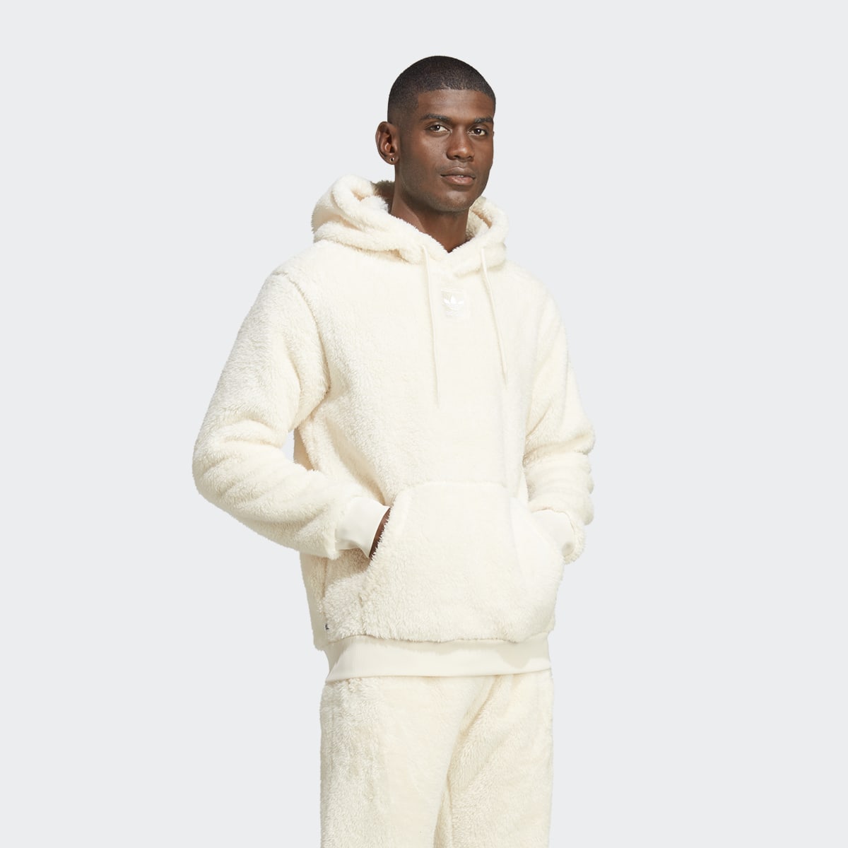 Adidas Essentials+ Fluffy Fleece Hoodie. 5