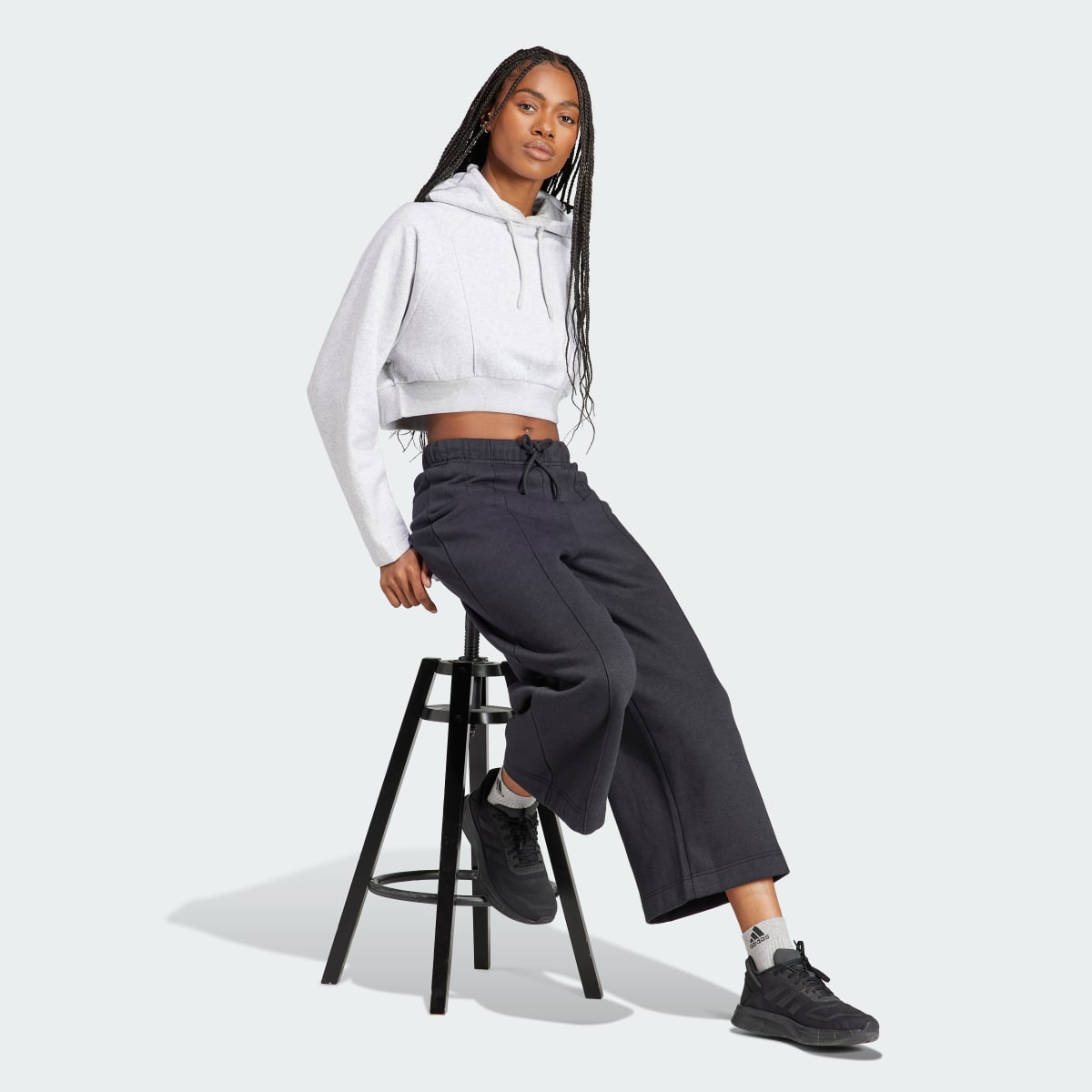 Adidas The Safe Place Crop Hoodie. 4