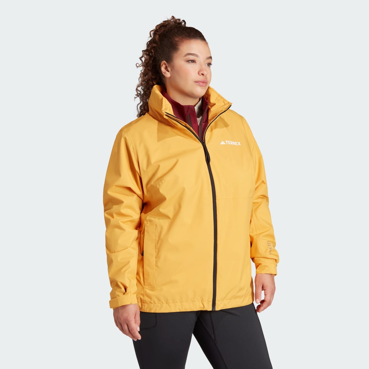 Adidas Terrex Multi RAIN.RDY 2-Layer Rain Jacket (Plus Size). 4