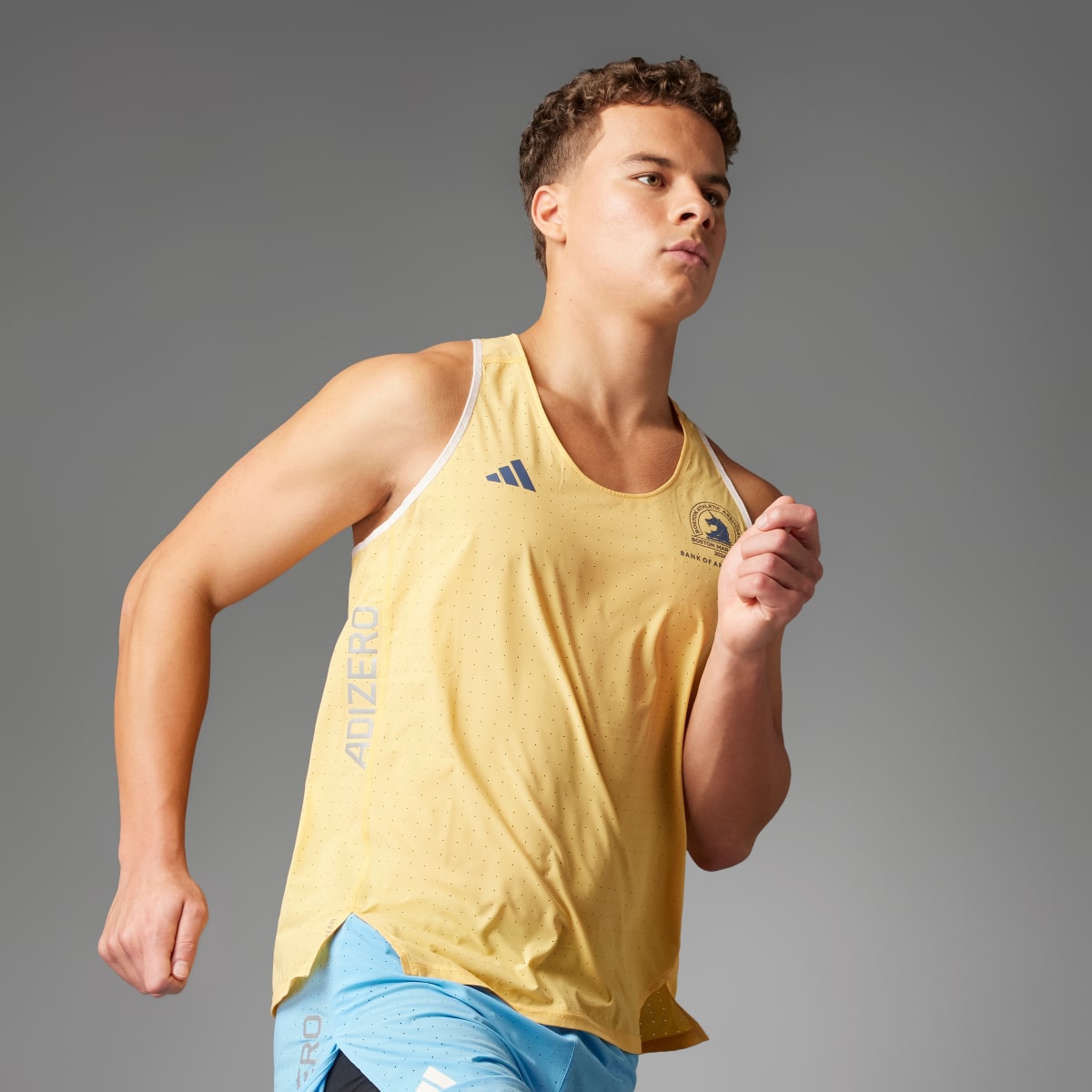 Adidas Boston Marathon 2024 adizero Running Singlet - IS9502