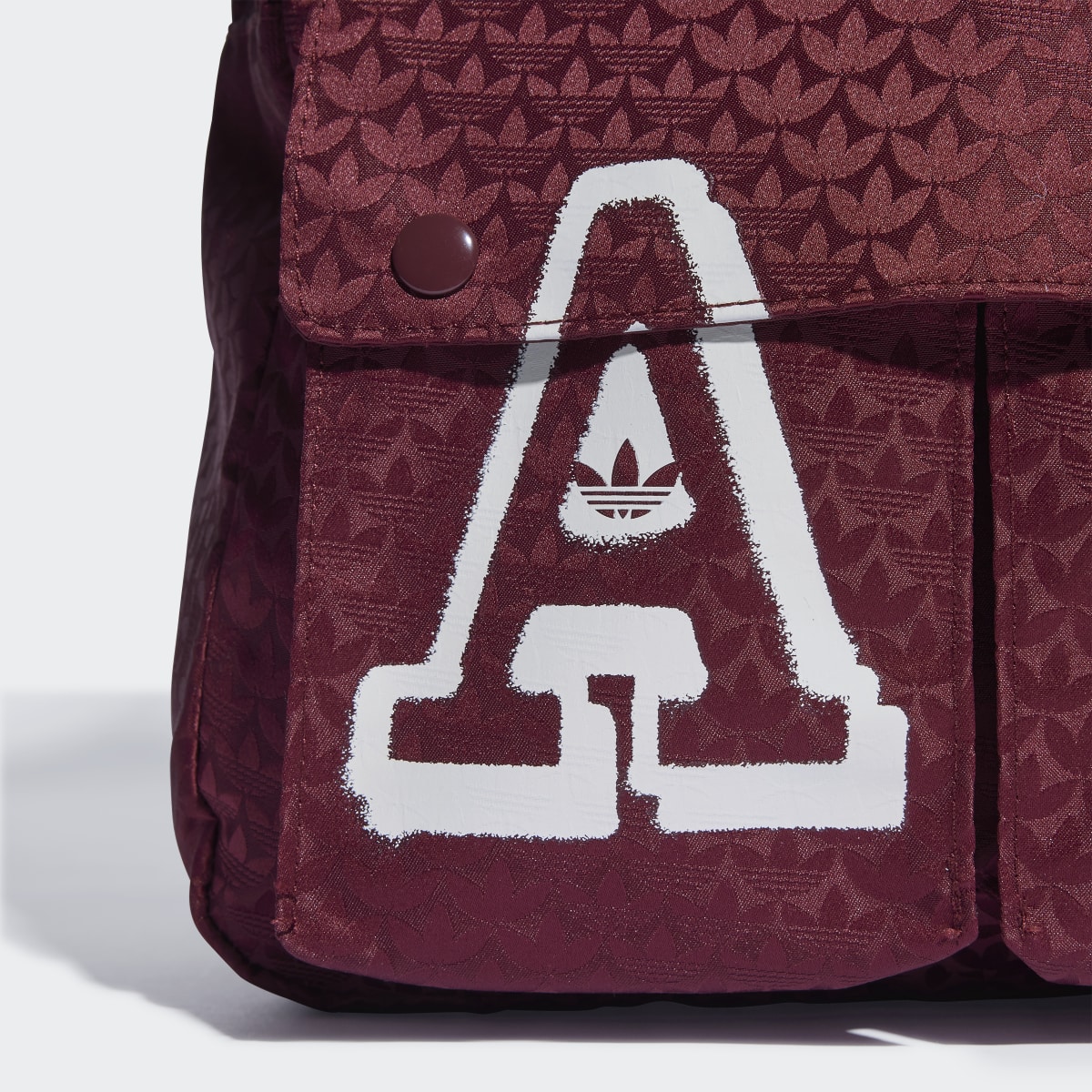 Adidas Trefoil Jacquard Monogram Backpack. 6