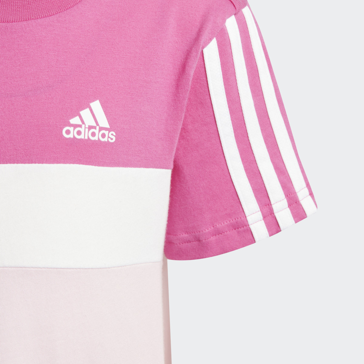 Adidas T-shirt de Algodão 3-Stripes Tiberio — Criança. 6