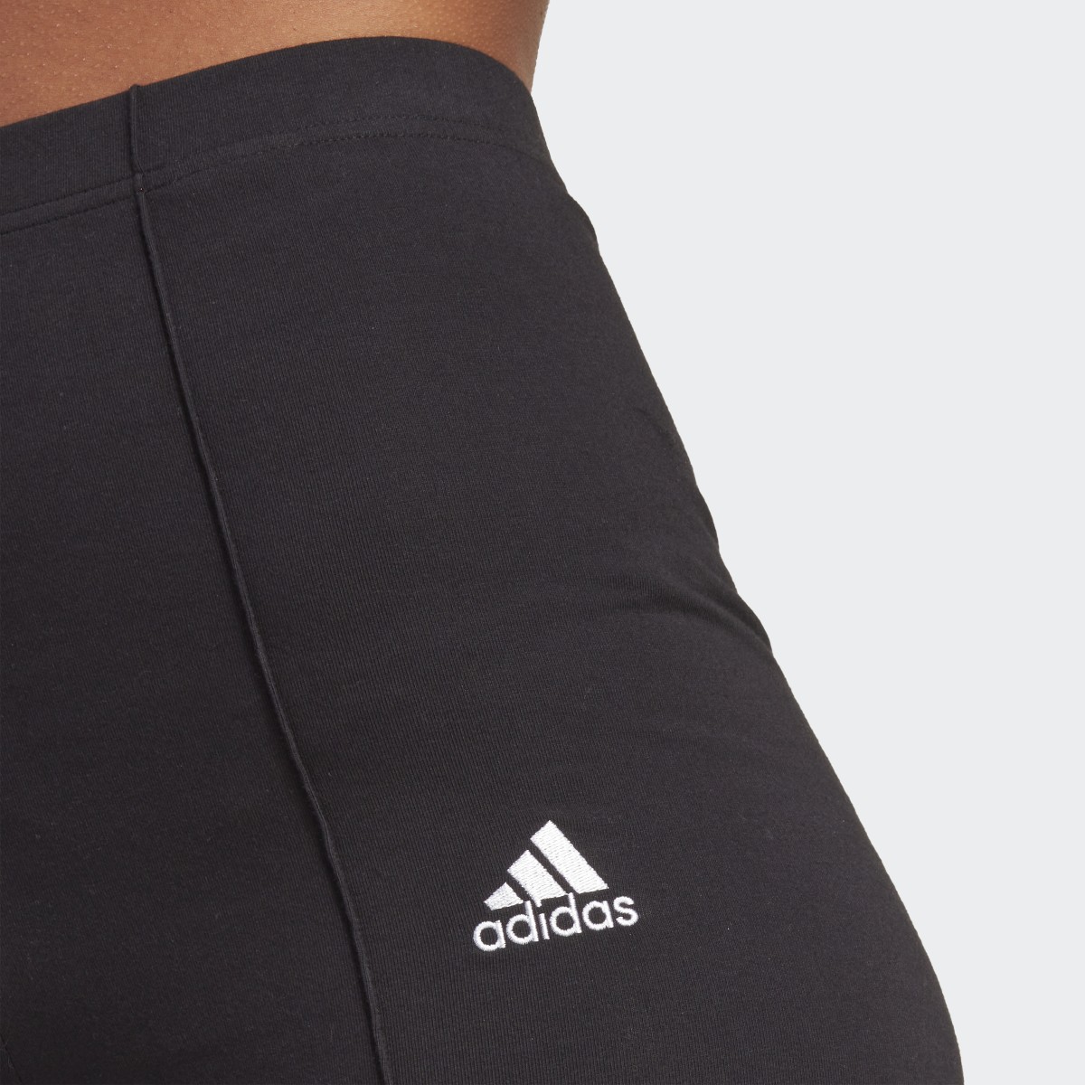 Adidas Allover adidas Graphic Biker Shorts. 5