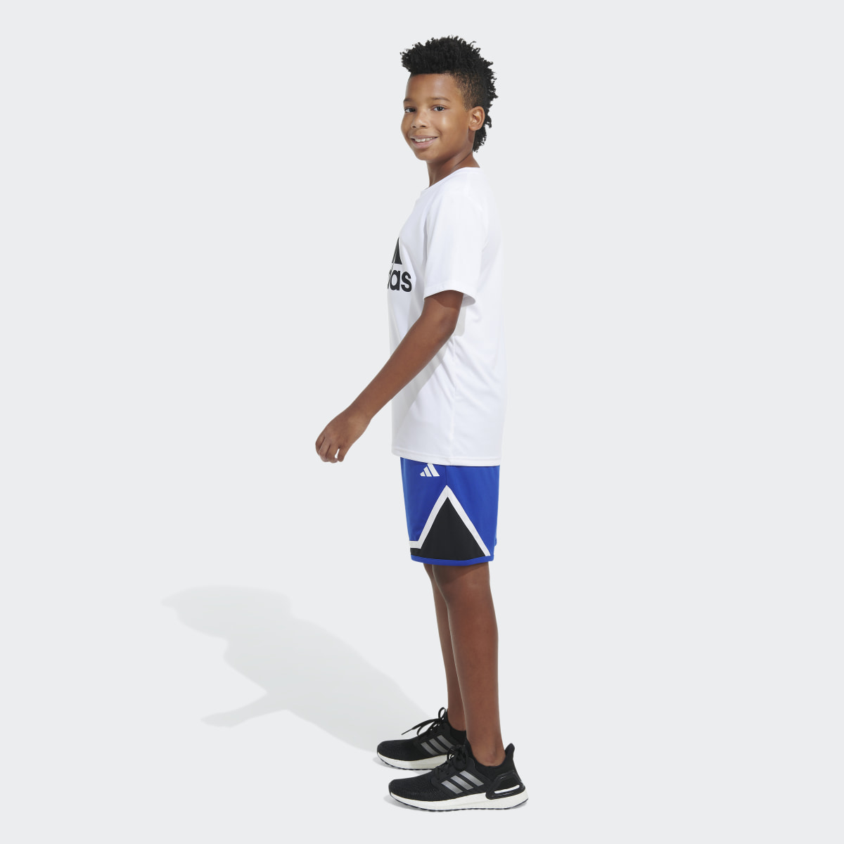 Adidas AEROREADY® Elastic Waistband Legends Pro Block Shorts. 7