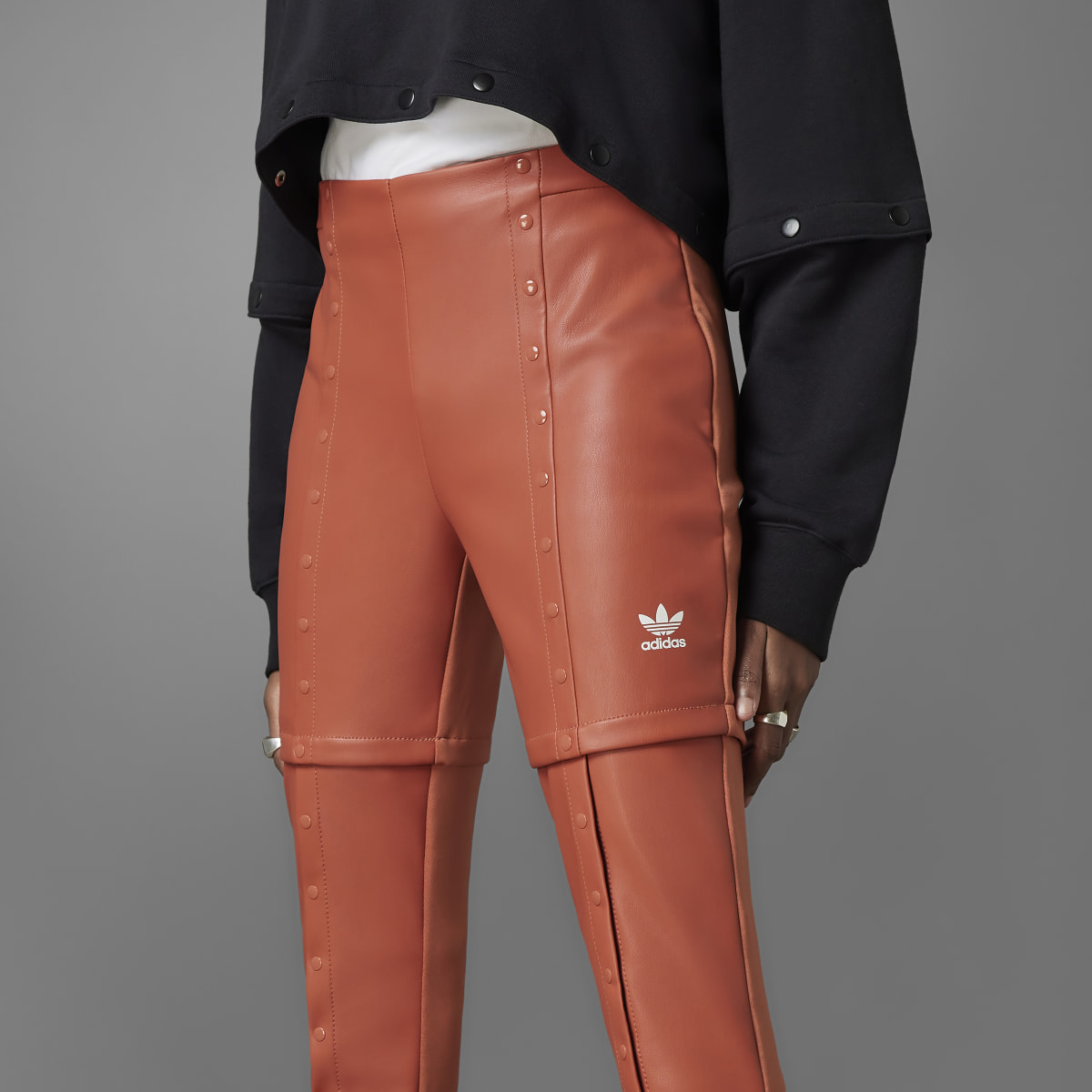 Adidas Pantaloni Always Original Slim Snap-Button. 8