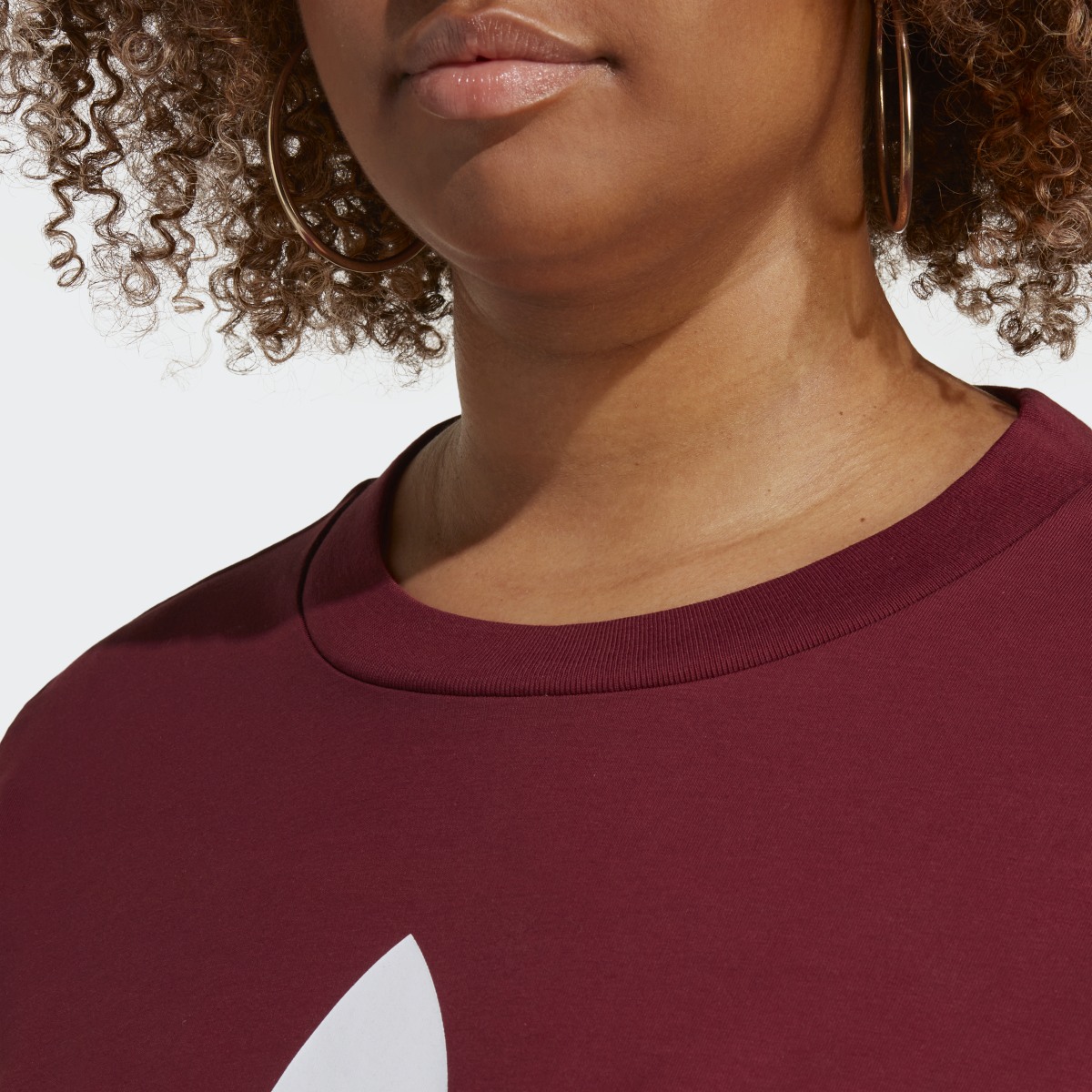 Adidas Adicolor Classics Trefoil Tee (Plus Size). 6