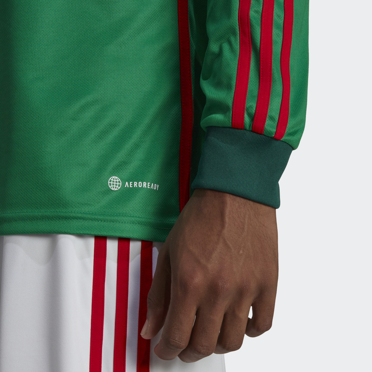 Adidas Mexico 22 Long Sleeve Home Jersey. 7