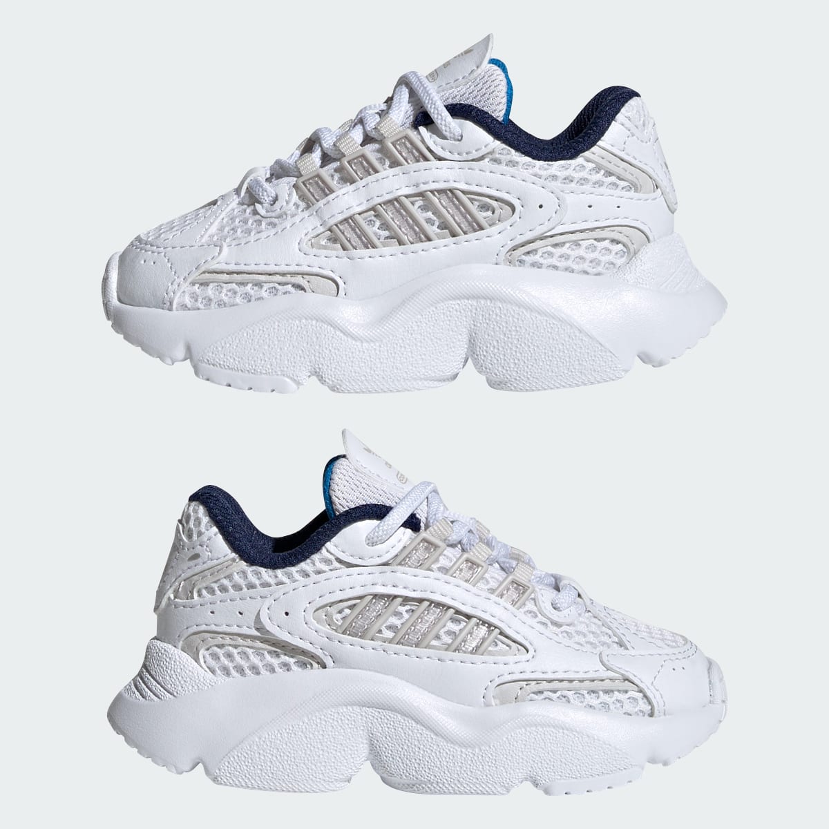 Adidas Chaussure à lacets élastiques OZMILLEN Enfants. 8