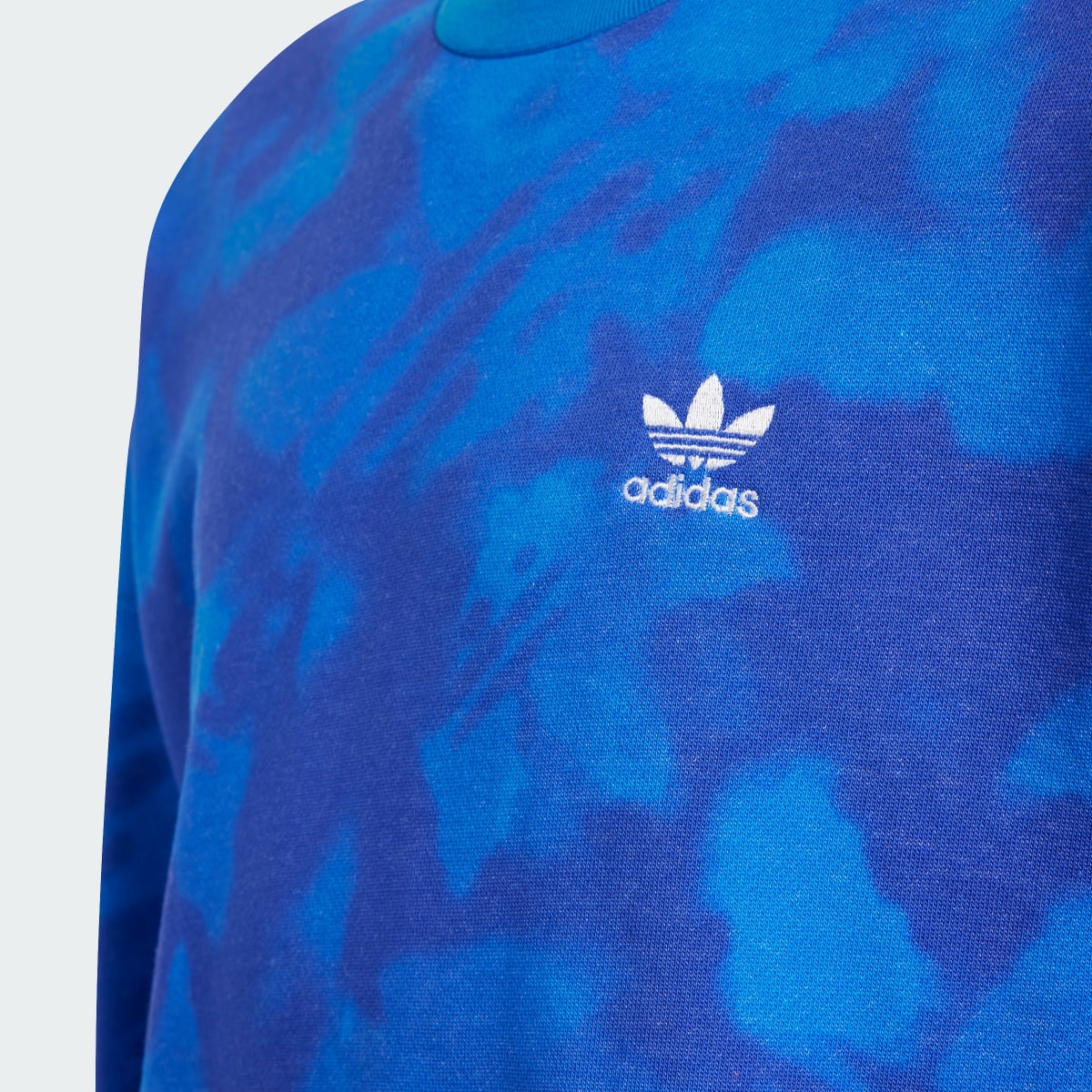 Adidas Summer Allover Print Crew Sweatshirt. 4