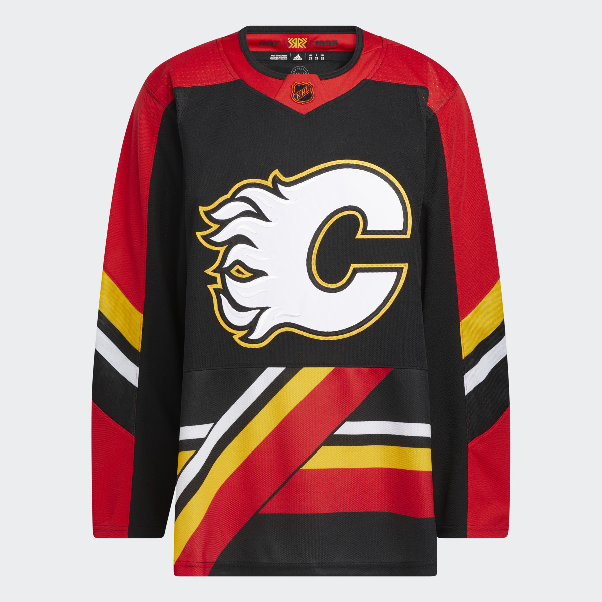 Adidas Flames Authentic Reverse Retro Wordmark Jersey. 5