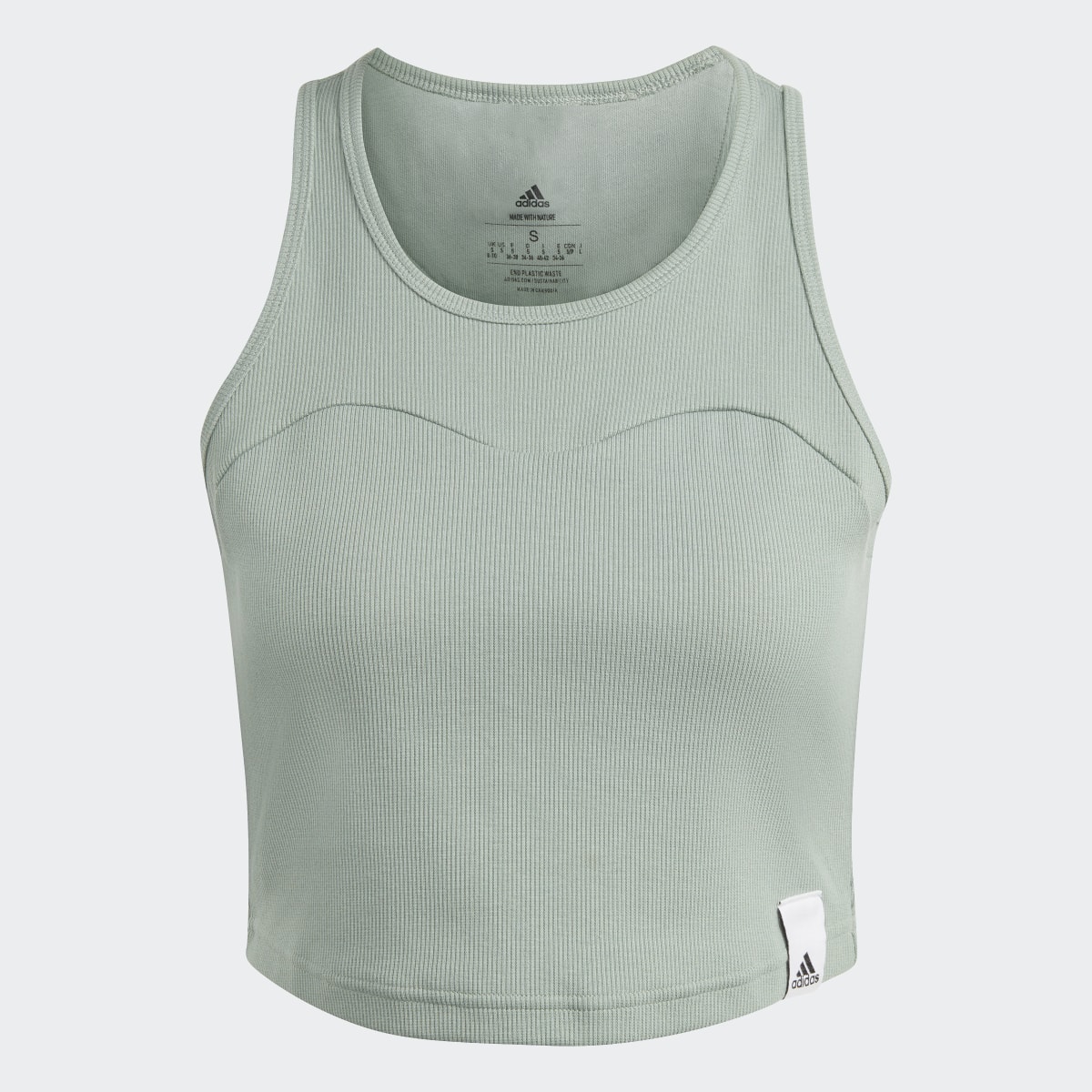 Adidas Lounge Rib Tank Top. 6