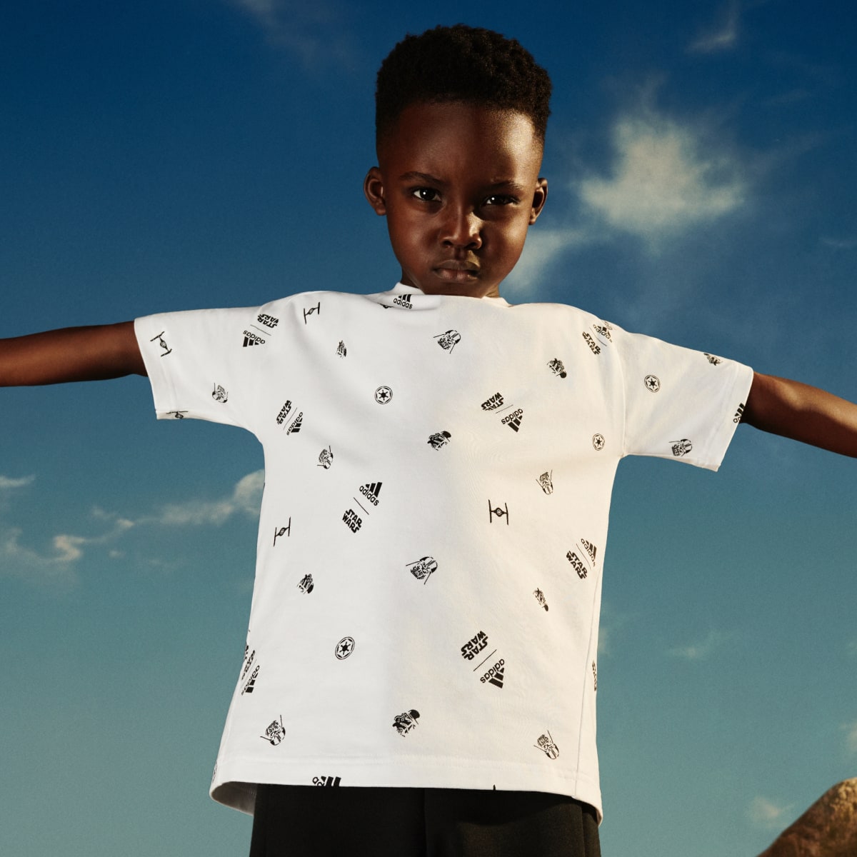 Adidas x Star Wars Z.N.E. Kids T-Shirt. 6