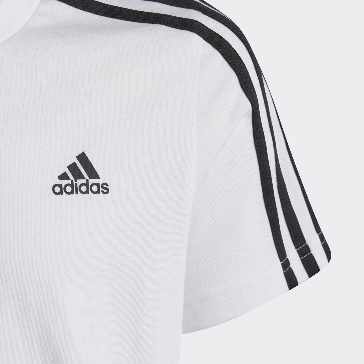 Adidas Essentials 3-Stripes Cotton T-Shirt. 6