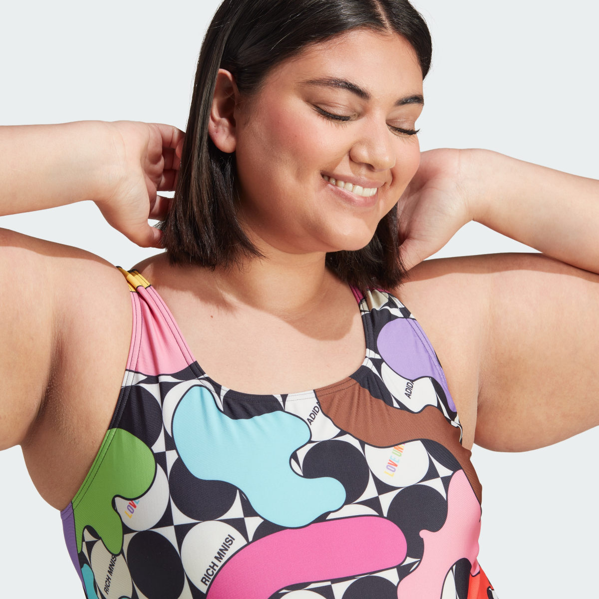 Adidas Pride Swimsuit (Plus Size). 7