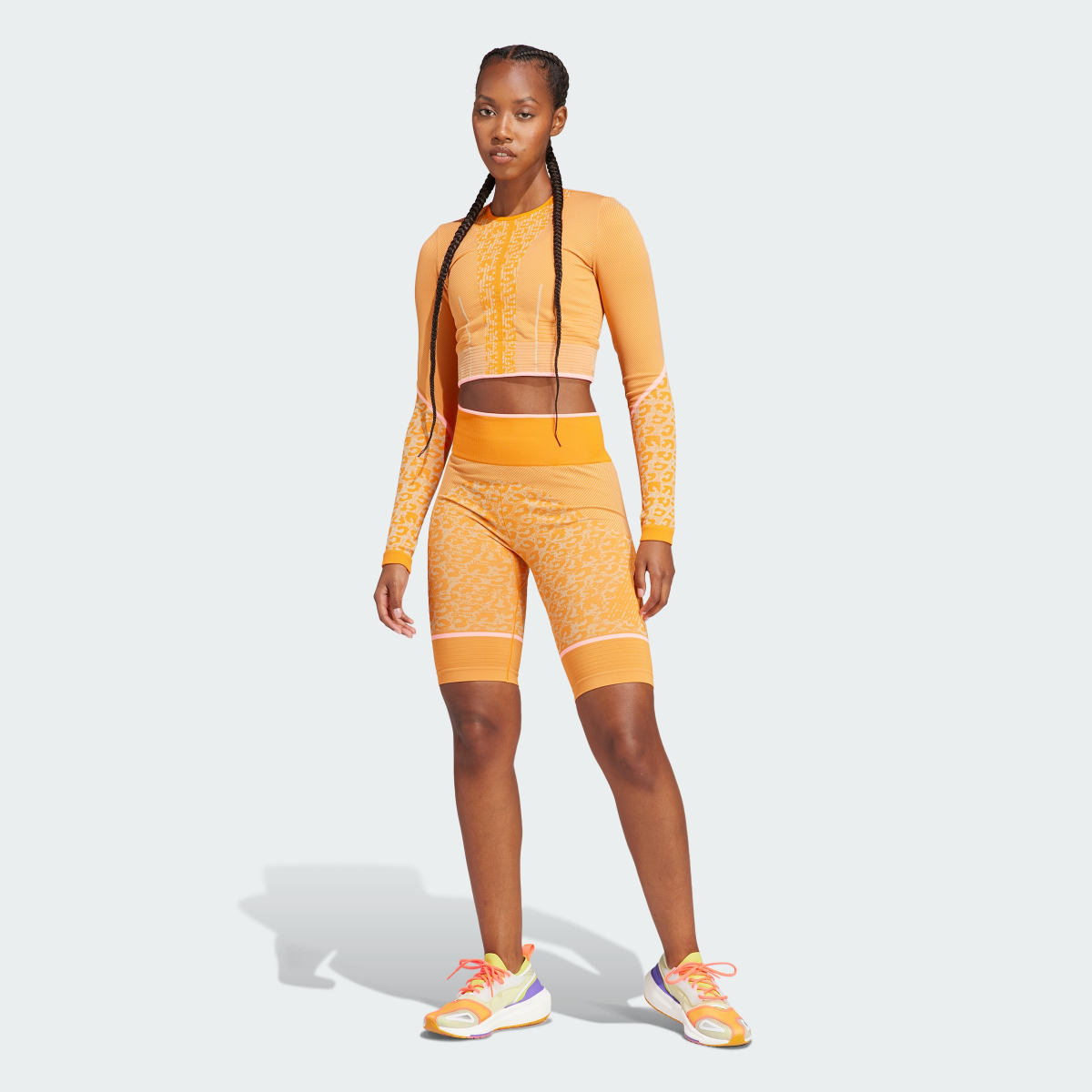 Adidas by Stella McCartney TrueStrength Seamless Medium-Support Yoga Sporcu Sütyeni. 5