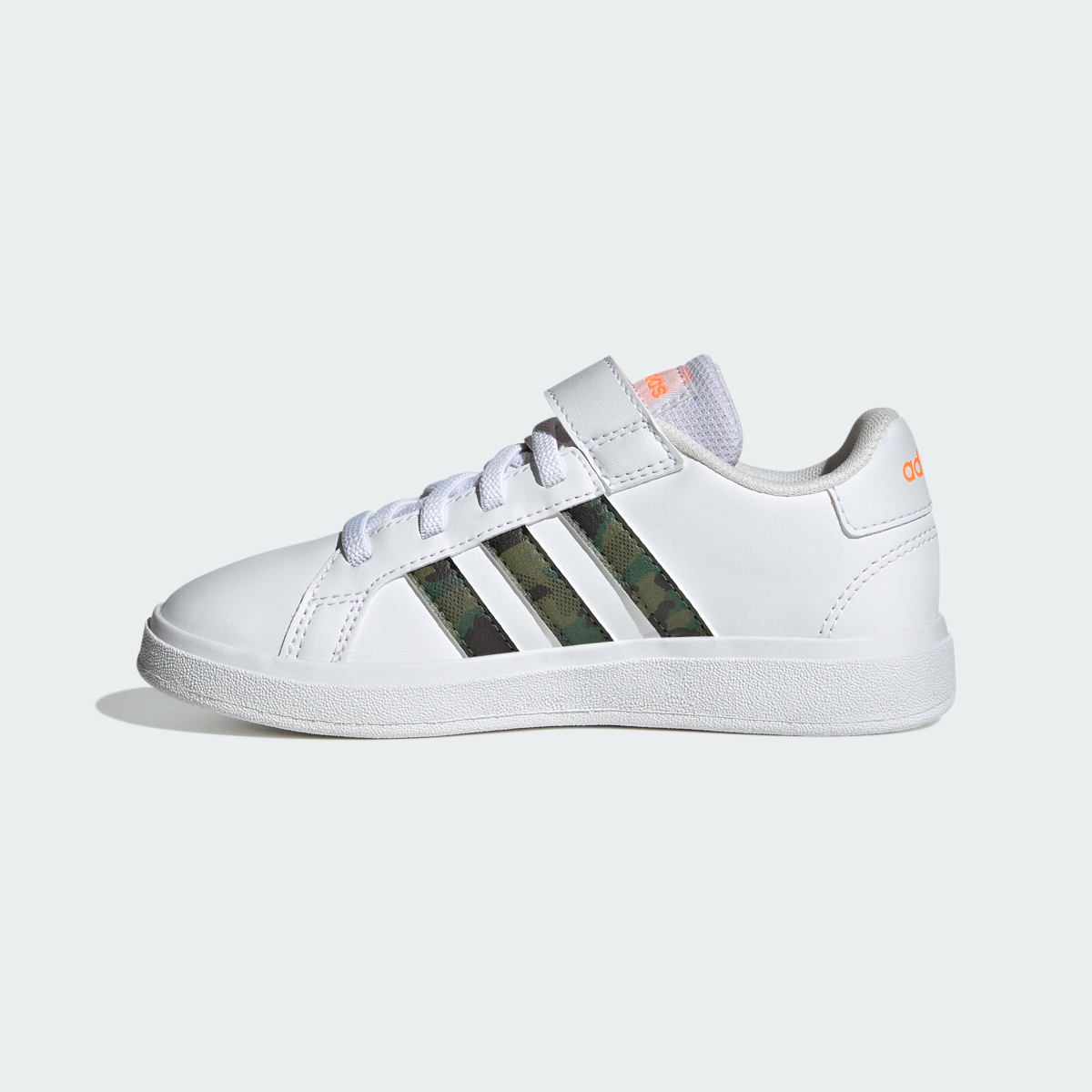 Adidas Grand Court Lifestyle Court Elastic Lace and Top Strap Schuh. 7
