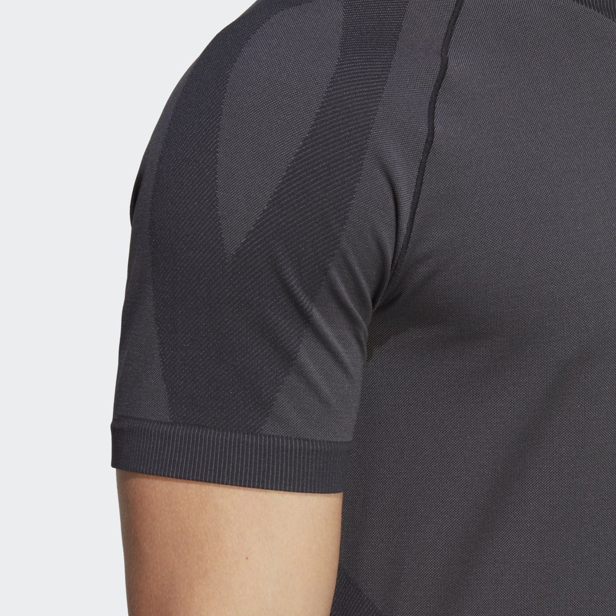 Adidas PRIMEKNIT Yoga Seamless Training T-Shirt. 8