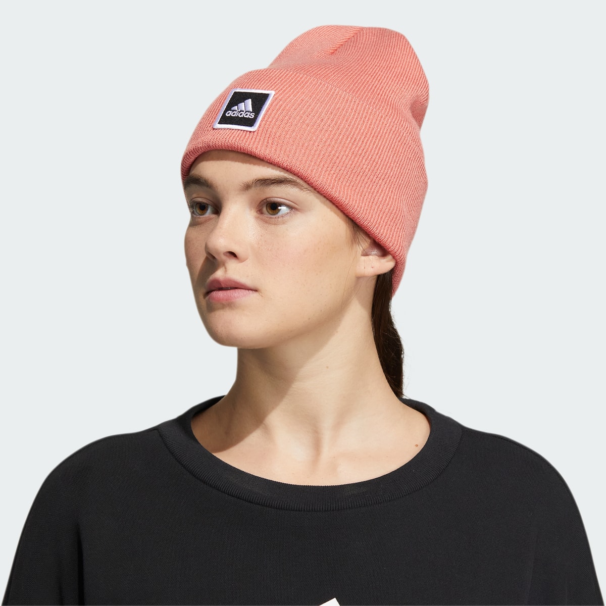 Adidas Wide-Cuff Fold Beanie. 4