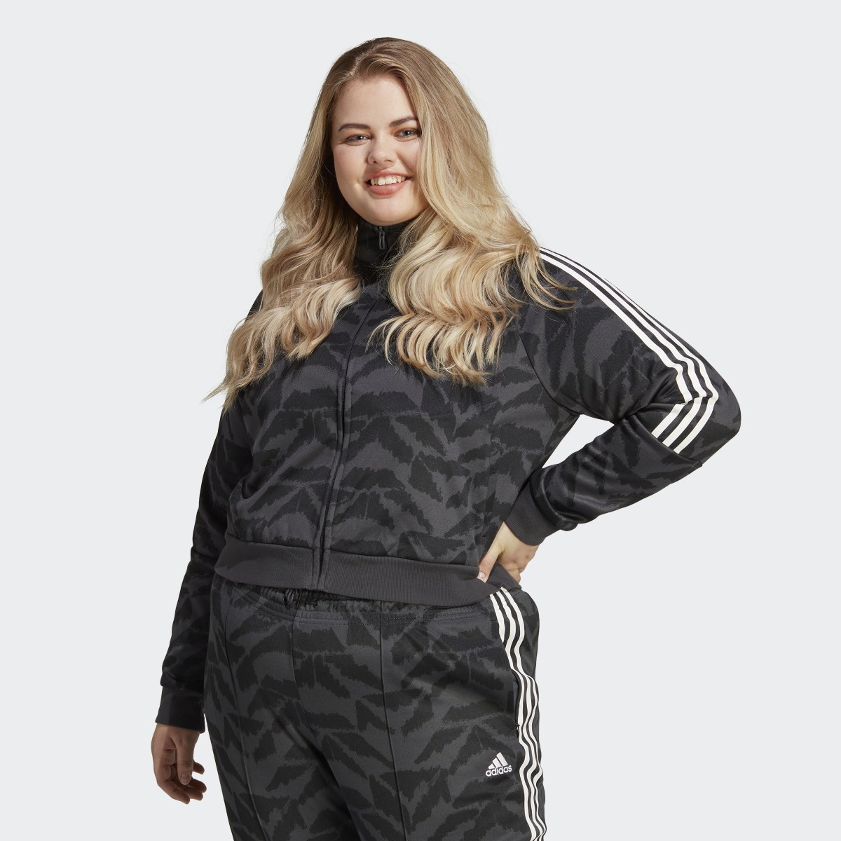 Adidas plus size jogging on sale suit