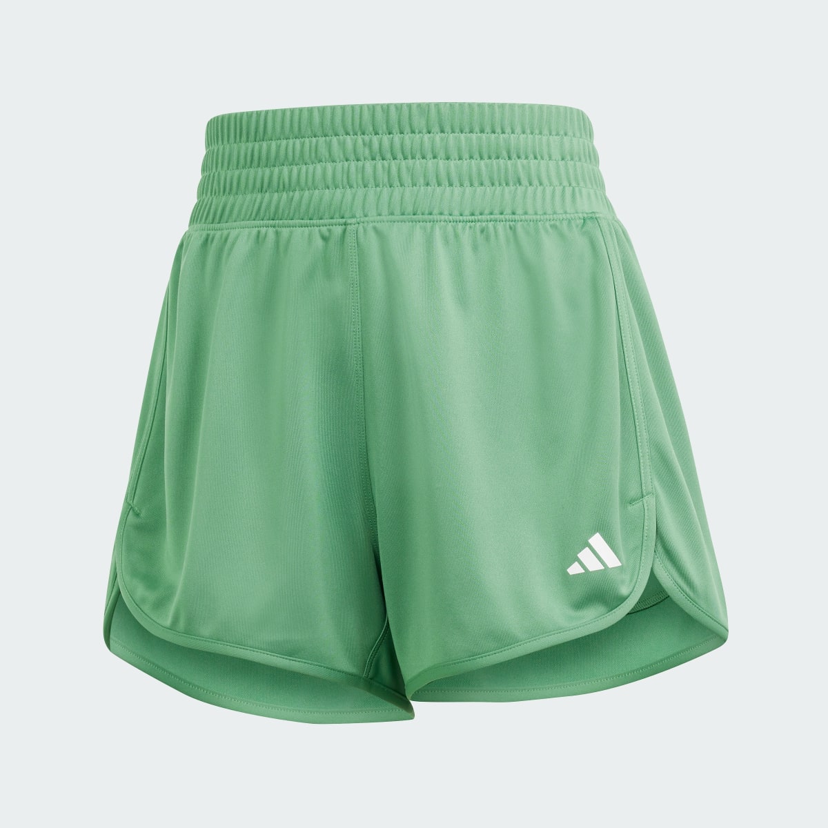 Adidas Pacer Essentials Knit High-Rise Shorts. 4