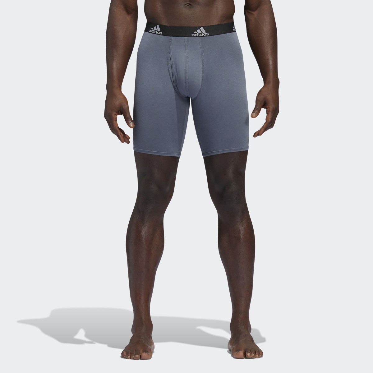 Adidas Stretch Cotton Long Boxer Briefs 3 Pairs EX4442