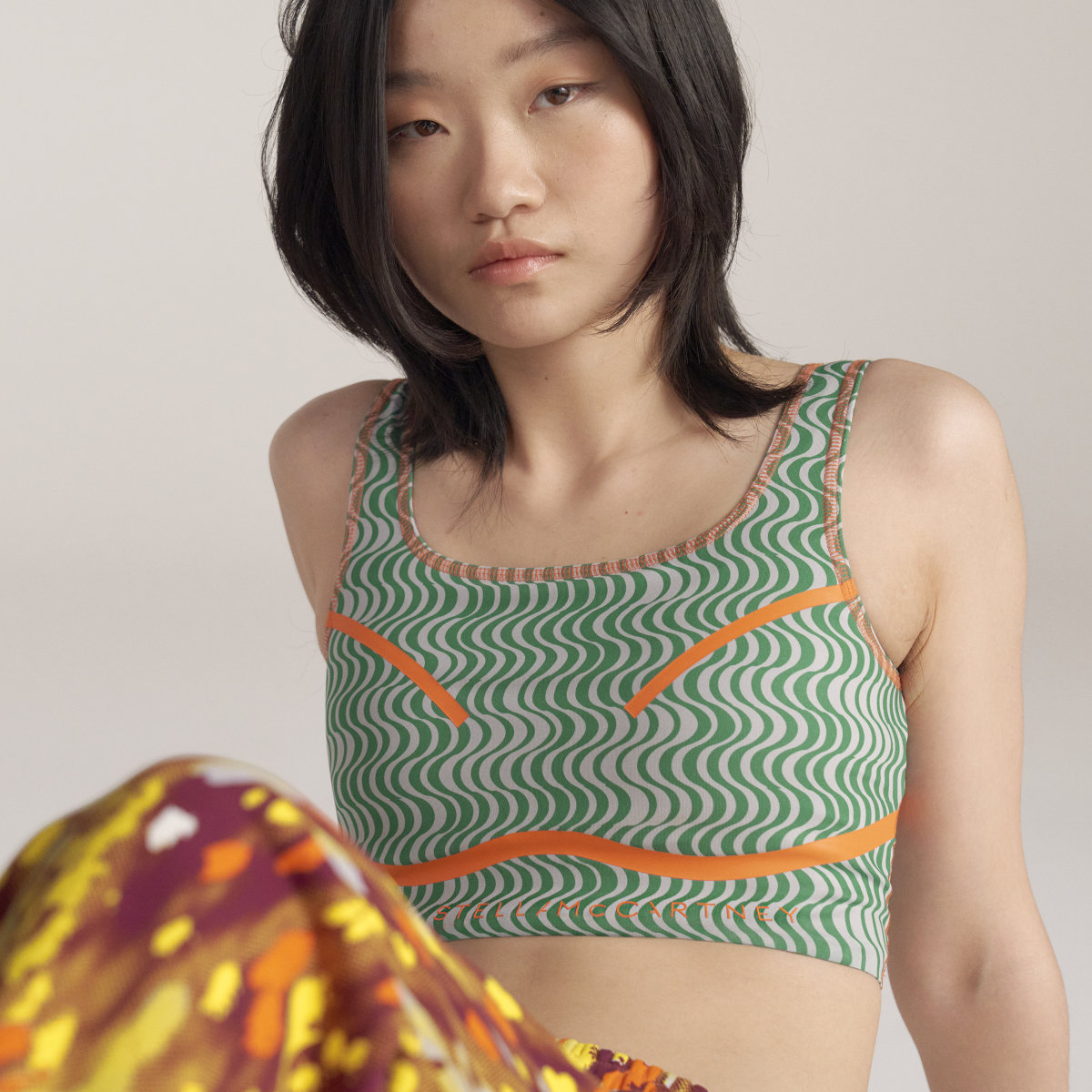 Adidas Crop top imprimé adidas by Stella McCartney TruePurpose. 4