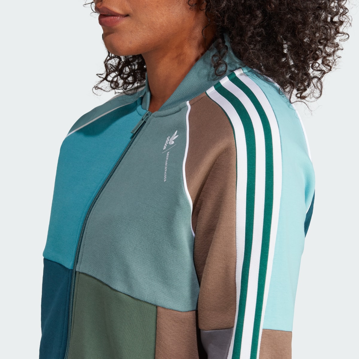 Adidas x KSENIASCHNAIDER Reprocessed Short Track Jacket. 6